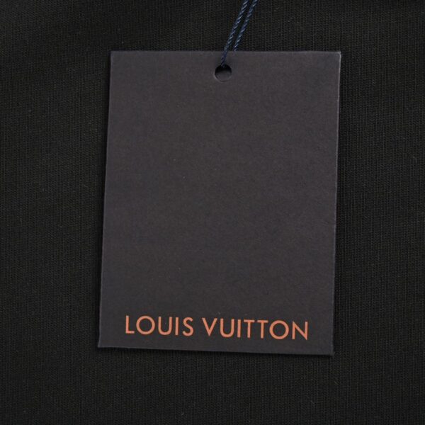 Louis Vuitton Gradient flocked letter logo sweatshirt