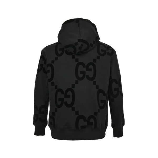 Gucci 24Fw Flocking Printed Suit Hooded Sweatshirt