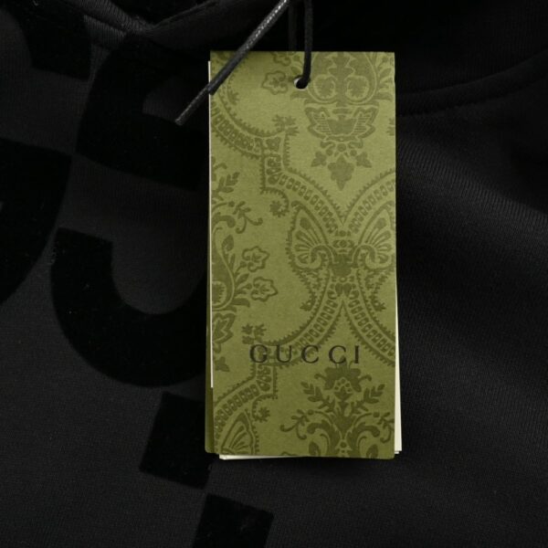 Gucci 24Fw Flocking Printed Suit Hooded Sweatshirt