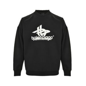Balenciaga 24Fw Overlapping letter logo sweatshirt