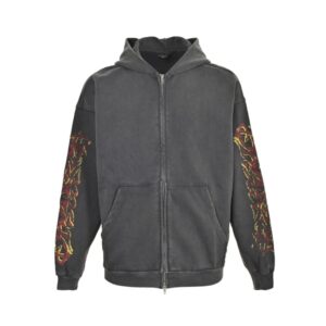 Balenciaga 23Fw Disaster Zip Hoodie Jacket