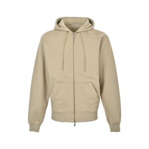 Burberry 24Fw Shoulder Horse Patches Zip-Up Hoodie