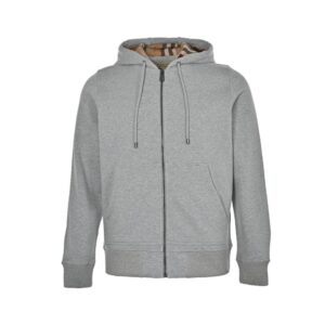 Burberry 22Fw Embroidered Horse Zipper Sweatshirt