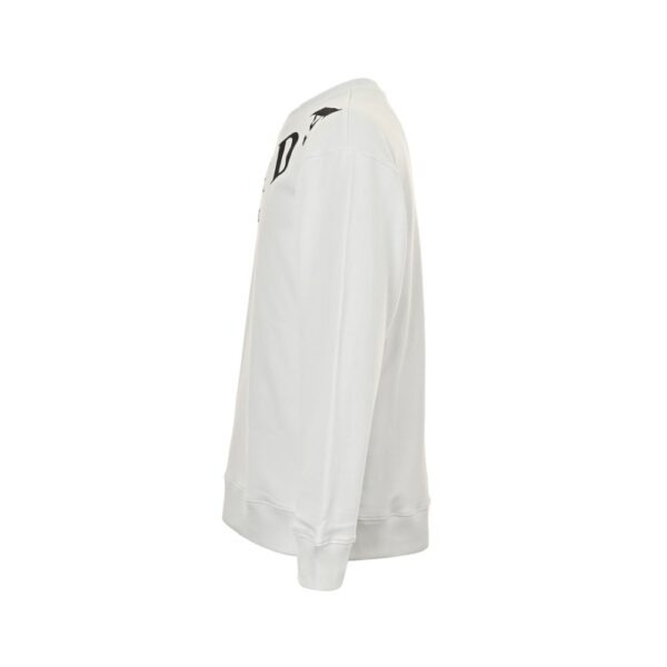 Prada 24Fw collar large letter logo print sweatshirt