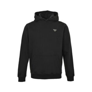 Prada 24Fw Triangle logo hoodie