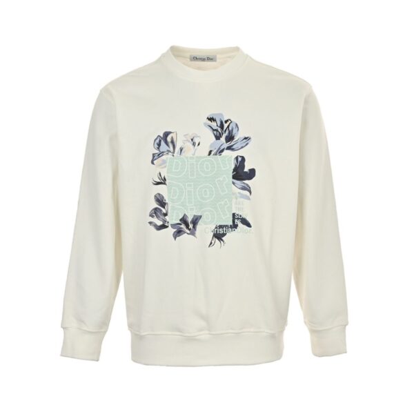 Dior 24Fw Floral print sweatshirt