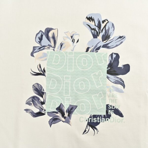Dior 24Fw Floral print sweatshirt