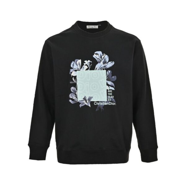 Dior 24Fw Floral print sweatshirt