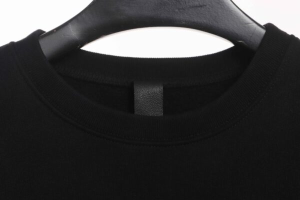 Chrome Hearts  Cross patch leather sweatshirt