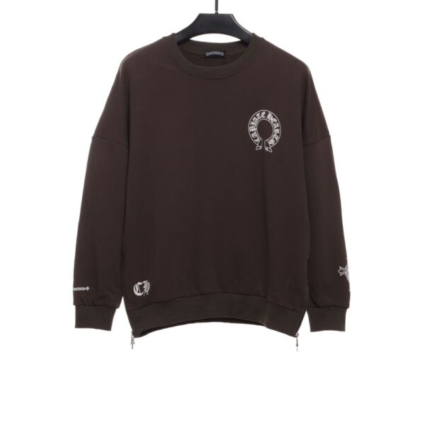Chrome Hearts  Side zipper sweatshirt