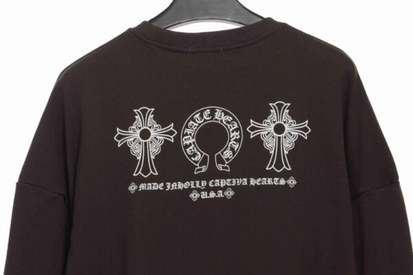 Chrome Hearts  Side zipper sweatshirt