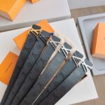 Louis Vuitton  French leather Belts