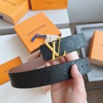 Louis Vuitton  French leather Belts