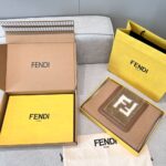 Fendi  Pocket fur scarf milk tea color