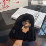 Louis Vuitton Plush knitted hat