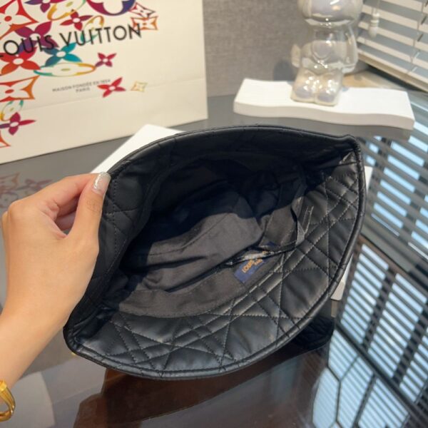 Louis Vuitton Diamond quilted leather bucket hat