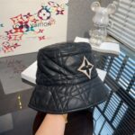Louis Vuitton Diamond quilted leather bucket hat
