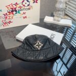 Louis Vuitton Diamond quilted leather bucket hat