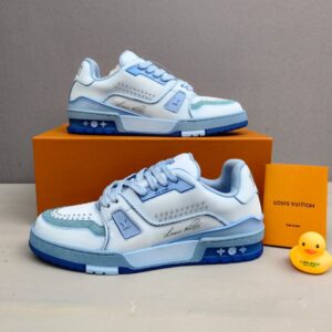 Louis Vuitton Trainer Graffiti Blue