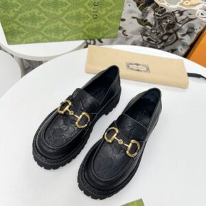 Gucci Loafer  Dark leather Black