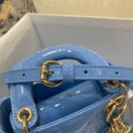 Dior Bag Lady Dr 17*15*7cm Blue
