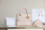 Dior Bobby Lady D-Lite Embroidered tiger pink