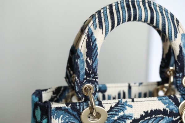 Dior Bobby Lady D-Lite Blue Coconut Tree