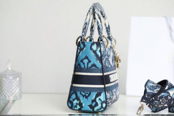 Dior Bobby Lady D-Lite Blue Coconut Tree