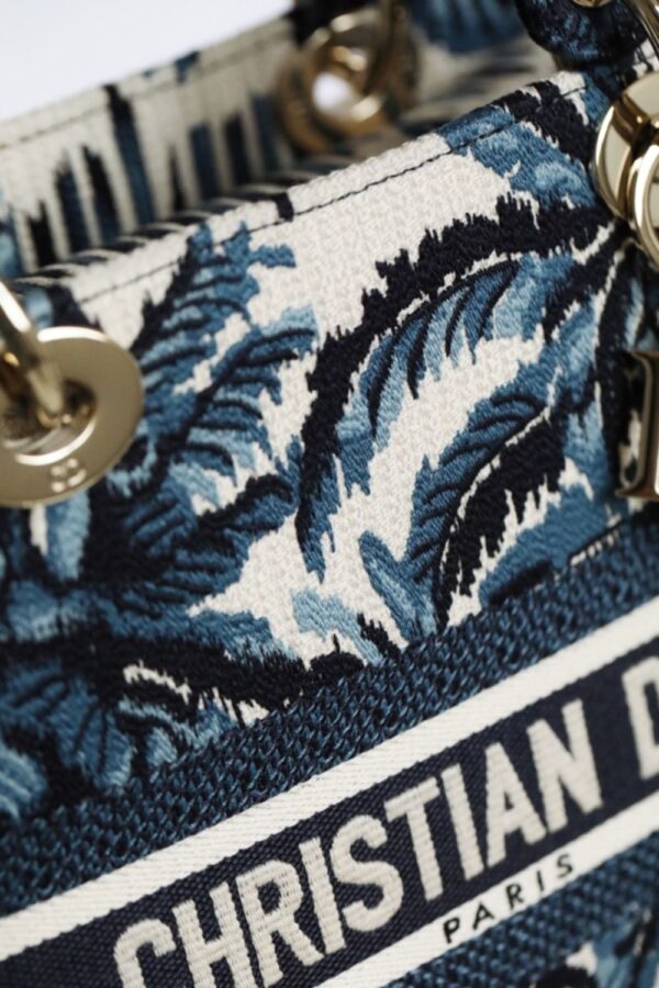 Dior Bobby Lady D-Lite Blue Coconut Tree