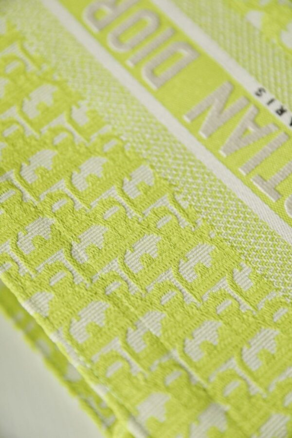 Dior Book Tote Oblique Fluorescent Green