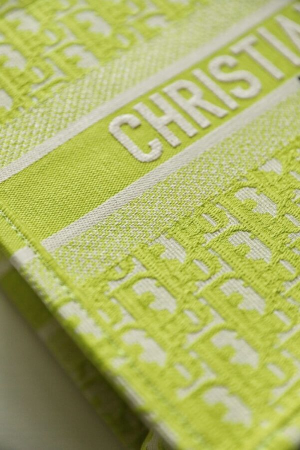 Dior Book Tote Oblique Fluorescent Green