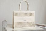 DIOR Off-white mesh fabric embroidery DR-08