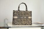 DIOR Book Tote Leopard Print Shopping Bag DR-58