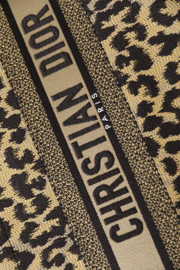 DIOR Book Tote Leopard Print Shopping Bag DR-58