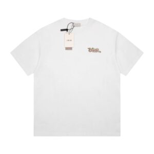Dior Apple snake embroidered short-sleeved T-shirt