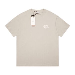 Dior Short-sleeved T-shirt with 3D logo embroidery
