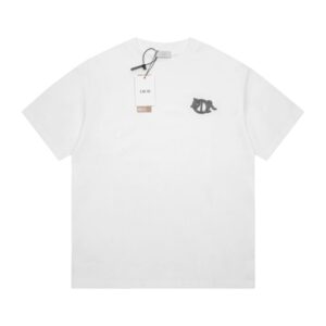 Dior Short-sleeved T-shirt with 3D logo embroidery