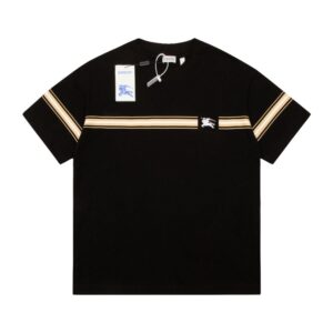 Burberry New Striped Warhorse Short Sleeve T-Shirt