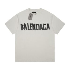 Balenciaga  letter short-sleeved T-shirt Grey