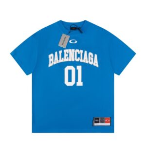 Balenciaga No. 01 short-sleeved T-shirt Blue